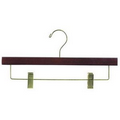 Wooden Pant/Skirt Hanger (Walnut/Brass)